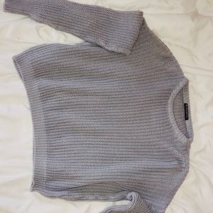 light blue brandy melville sweater
